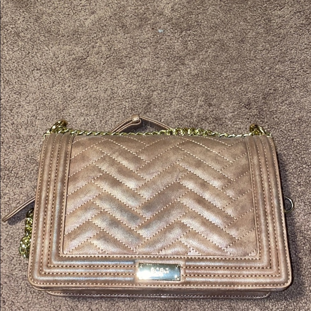 Tan BCBG shoulder bag